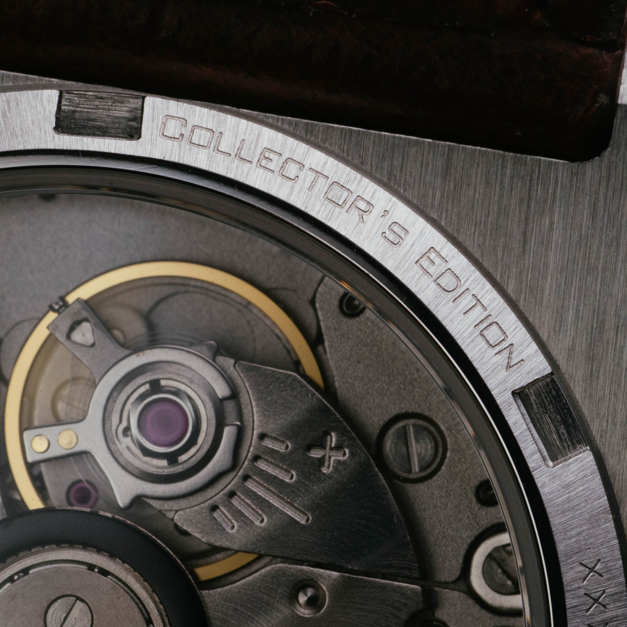 Xeric Vendetta X Wandering Hour Automatic Black Oxblood-TIME.SHOP