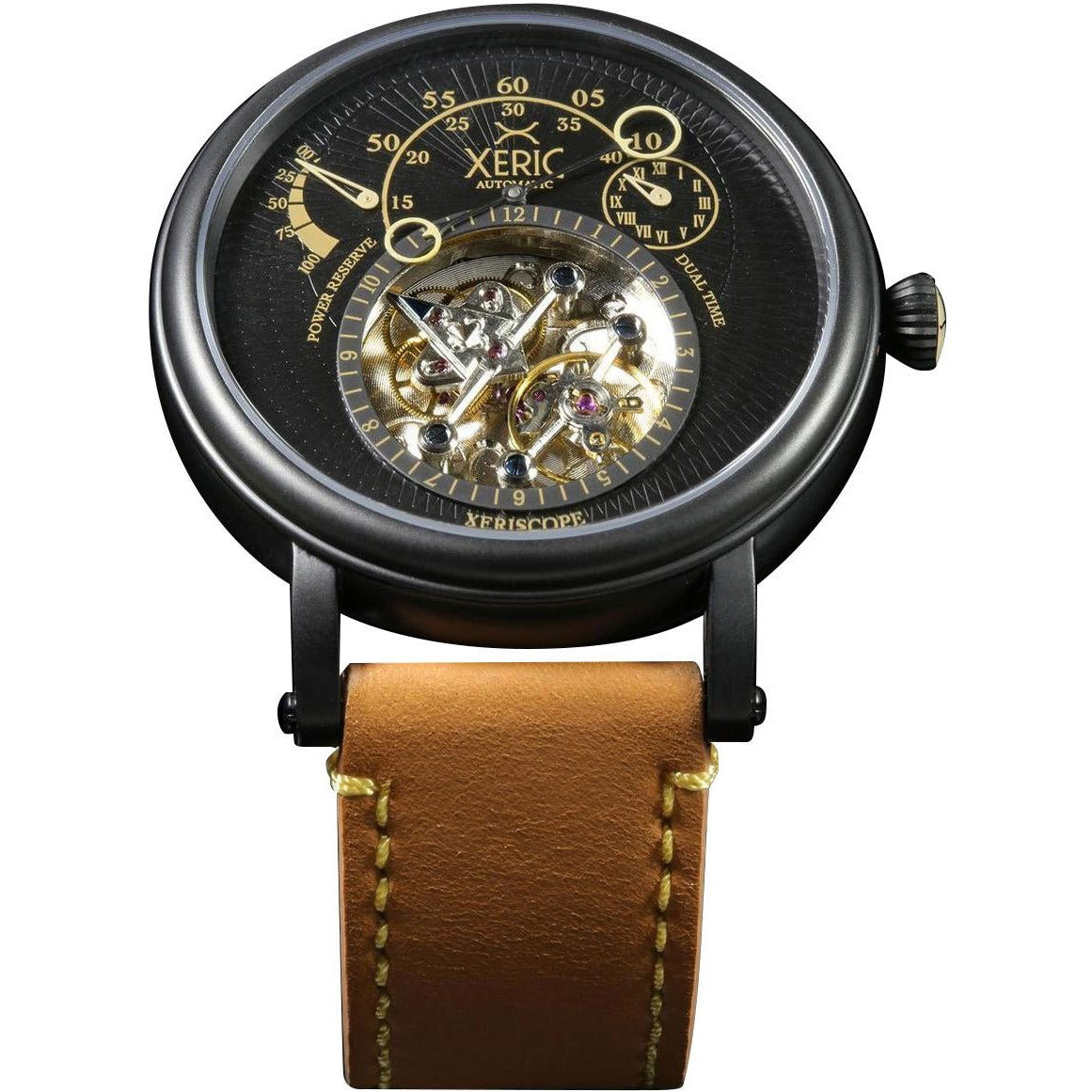 Xeric Xeriscope Automatic Black Tan-TIME.SHOP