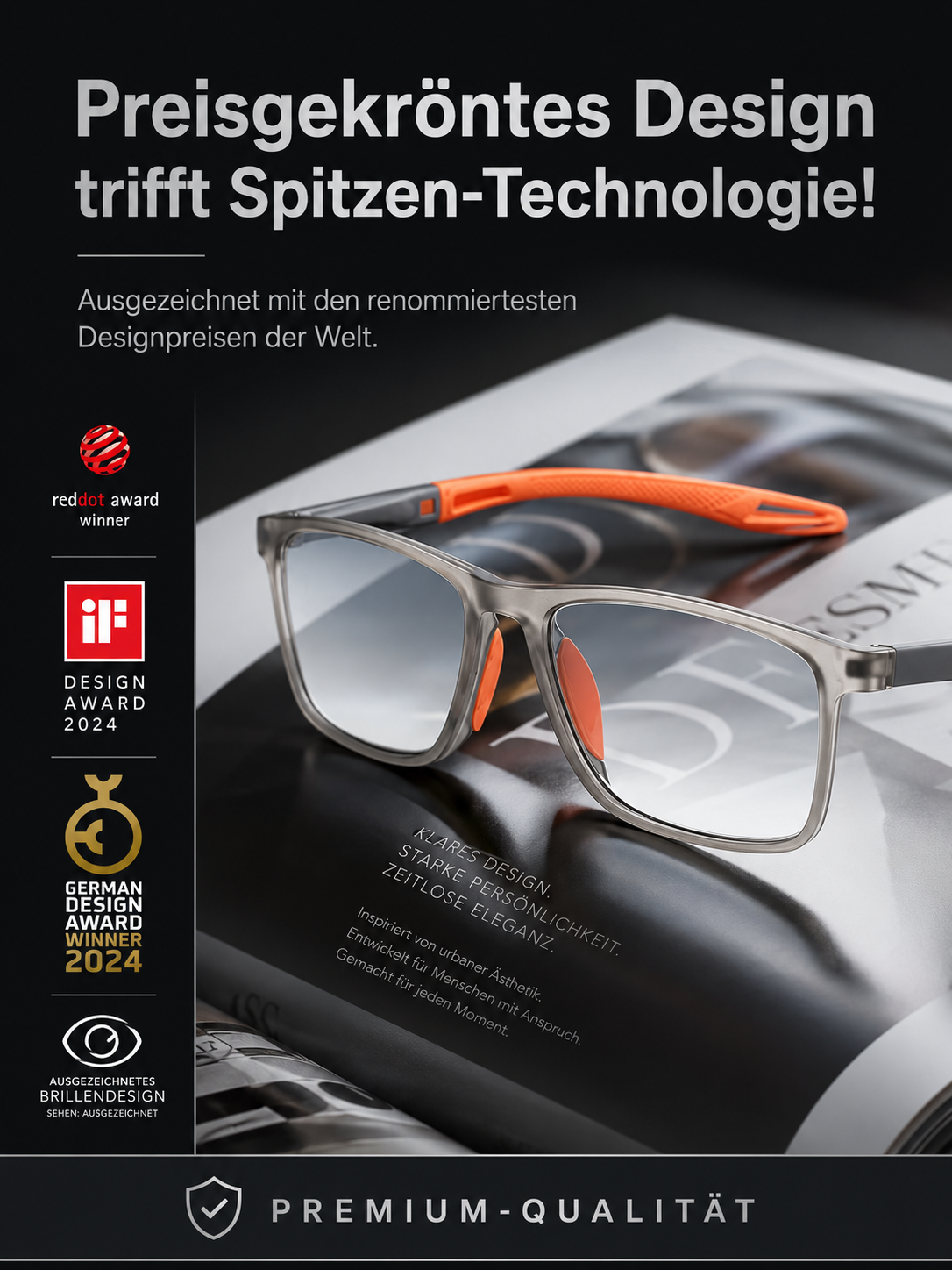 100 Jahre deutsche Handwerkskunst: Die Brille, die sich Ihrer Sehkraft automatisch anpasst