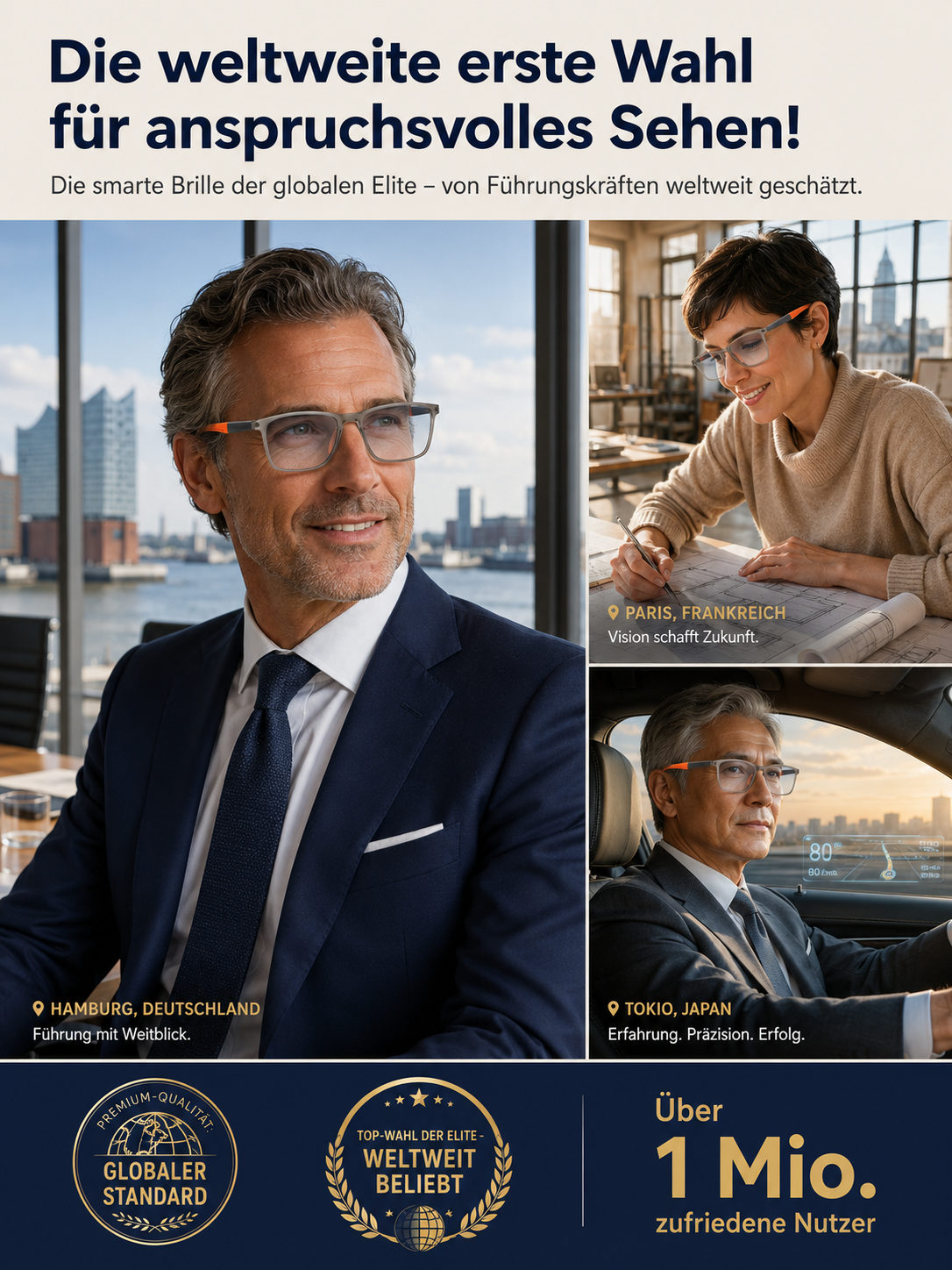100 Jahre deutsche Handwerkskunst: Die Brille, die sich Ihrer Sehkraft automatisch anpasst