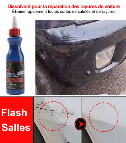Dissolvant de rayures pour voitures