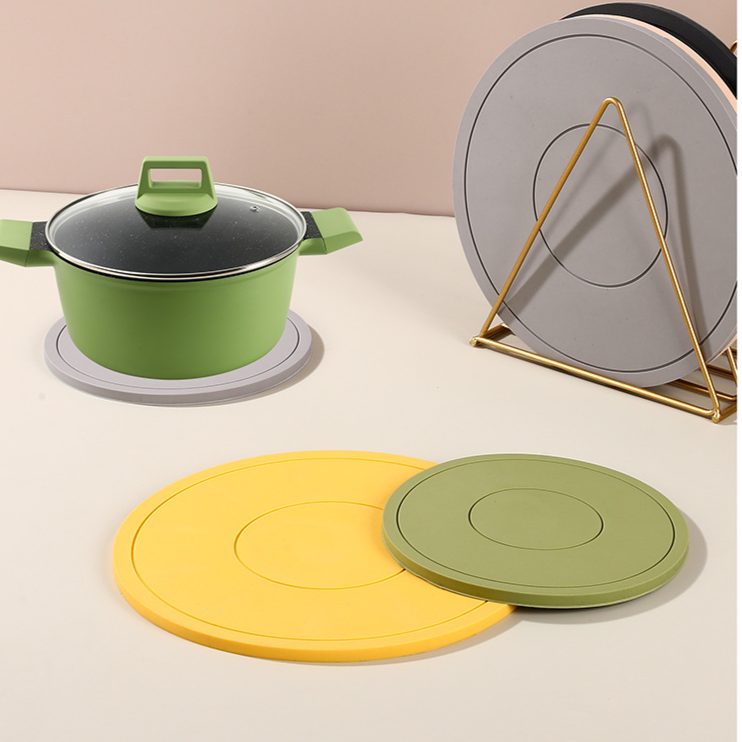 Set de table isolant en silicone, tapis de pot, tasse, bol, plat résistant aux hautes températures, 