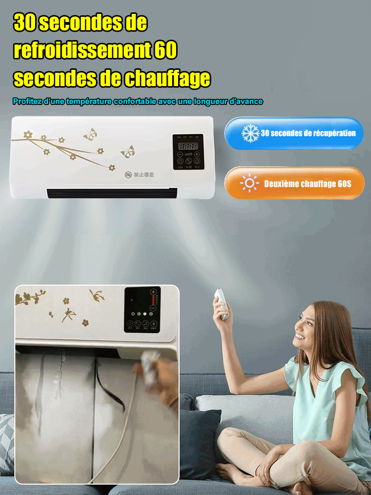 Climatiseur mural double vent
