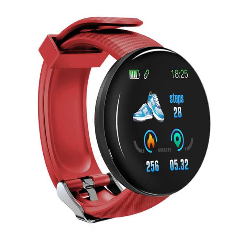 Montre de sport avec surveillance de la fréquence cardiaque et de la pression artérielle D18