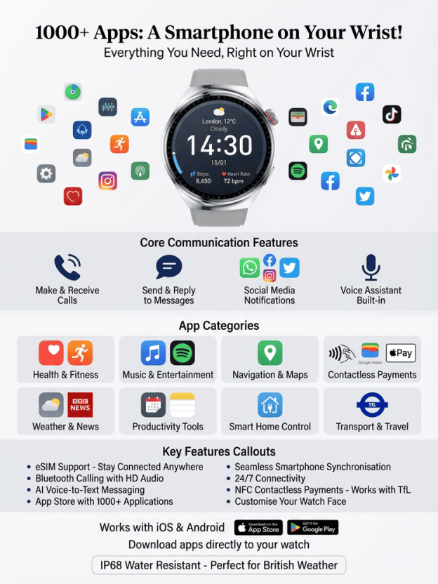 【Endorsed by Medical Doctors!】The Latest Smart Health Watch！The Premium Choice for Professionals!