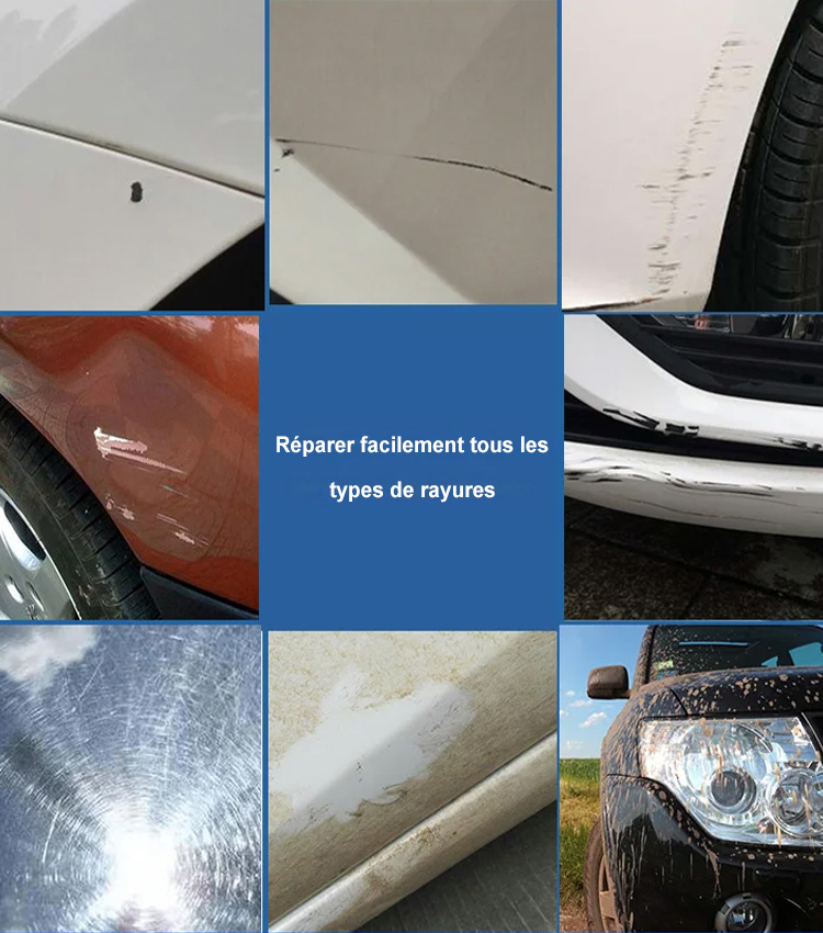 Dissolvant de rayures pour voitures