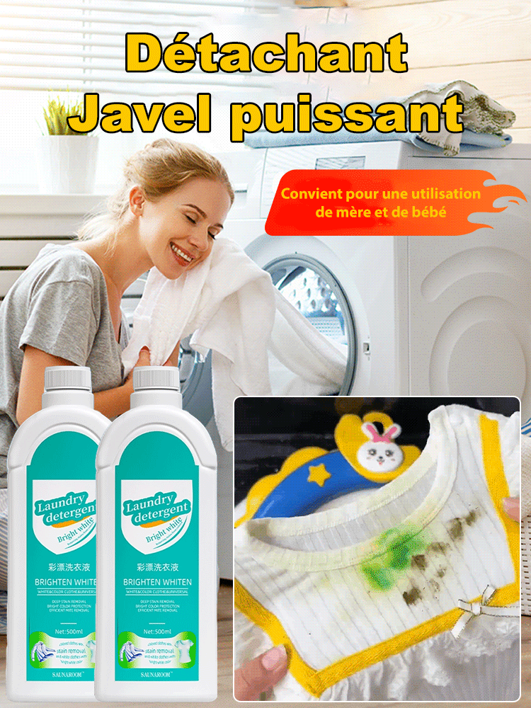 🔥🔥🔥Offre limitée : Moitié prix, livraison offerte. La bouteille dès 7€ ! Lessive écologique : détache et ravive l'éclat. Élimine 99,99% des bactéries 