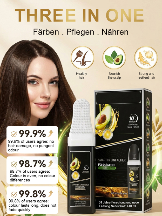 One Comb Black Smart Easy Dye Cream