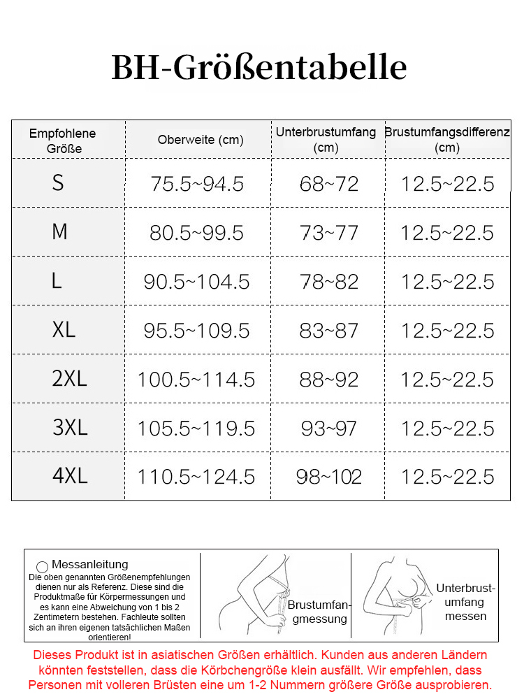 【Für vollere Oberweiten】Schlank machender, stoßdämpfender, leichter Sport-BH
