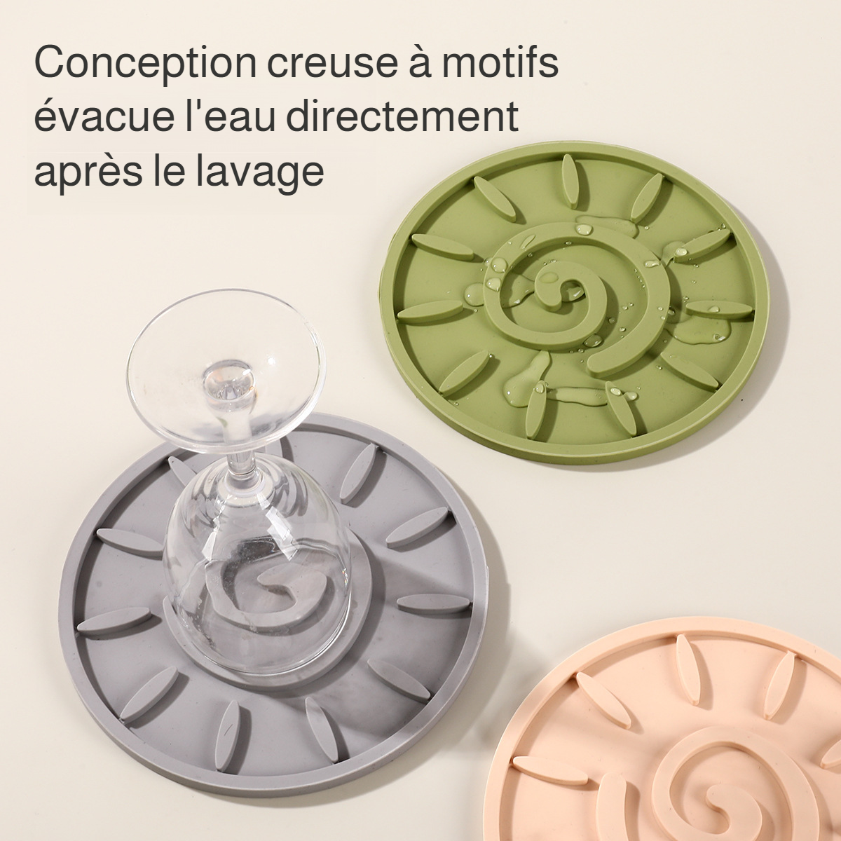 Set de table isolant en silicone, tapis de pot, tasse, bol, plat résistant aux hautes températures, 