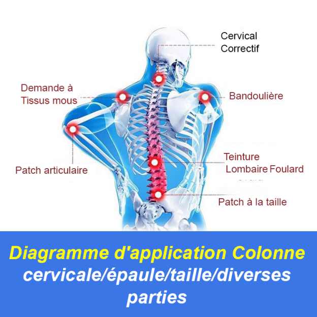 【Soulagement de la douleur en un seul patch】Patch de magnétothérapie polyvalent pour le cou, les épa