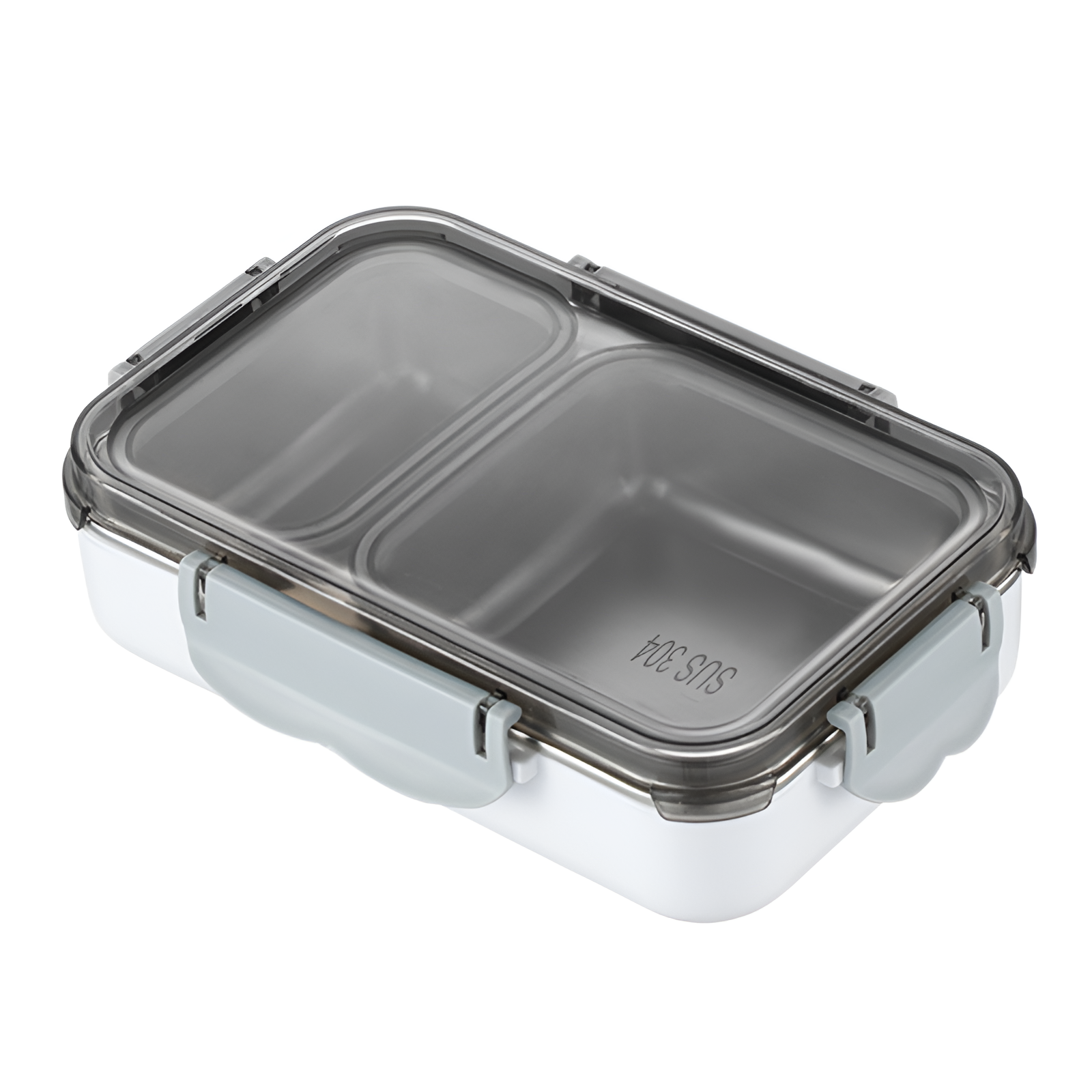 Boîte à lunch en acier inoxydable 304 avec compartiments pour le déjeuner et le dîner, boîte à lunch