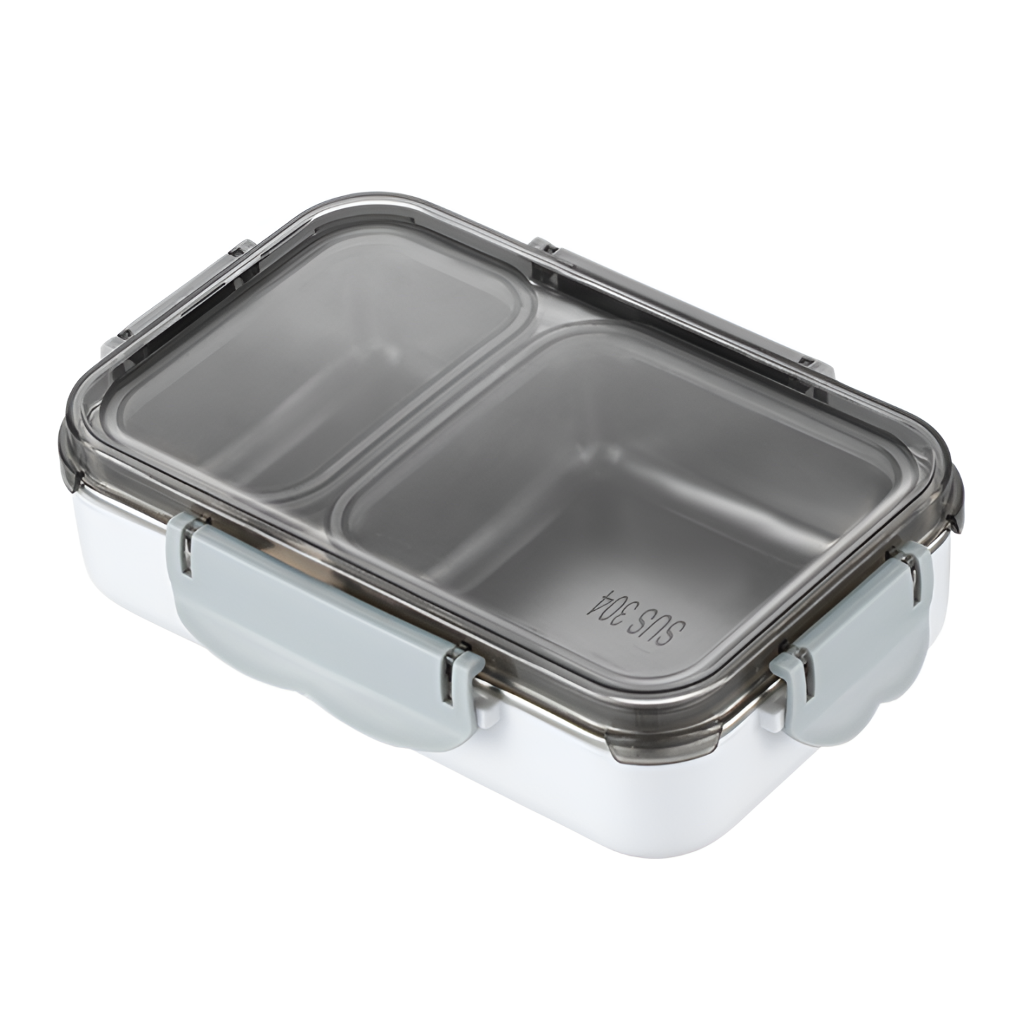 Boîte à lunch en acier inoxydable 304 avec compartiments pour le déjeuner et le dîner, boîte à lunch