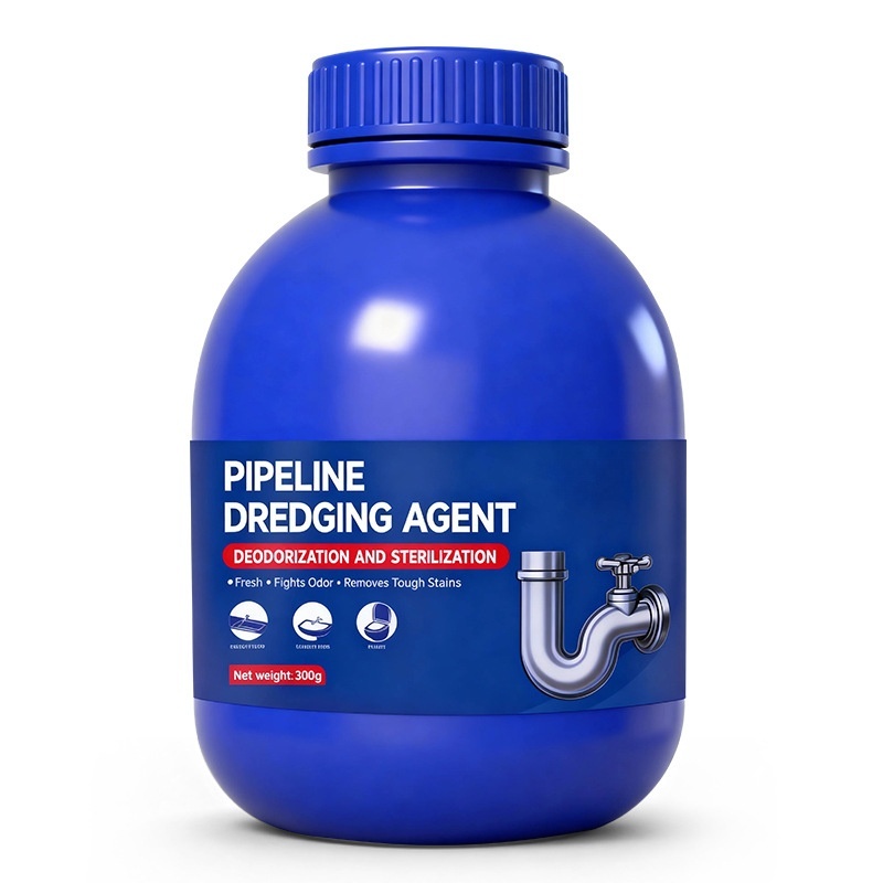 Bacteria and deodorant Pipe cleaner Pipe Unclogger Fast and efficient Blue Bottle Save time and effo