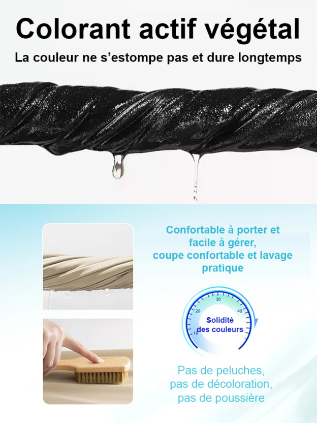 Pantalon d'été décontracté pour hommes avec soie glacée