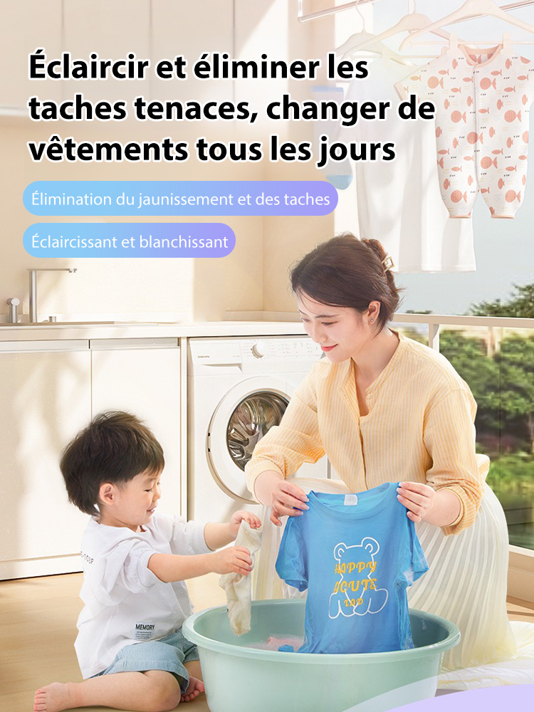 🔥🔥🔥Offre limitée : Moitié prix, livraison offerte. La bouteille dès 7€ ! Lessive écologique : détache et ravive l'éclat. Élimine 99,99% des bactéries 