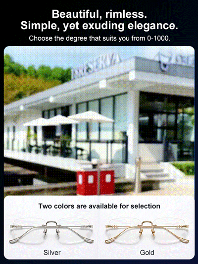 Gafas de lectura fotocromáticas ultraligeras sin marco