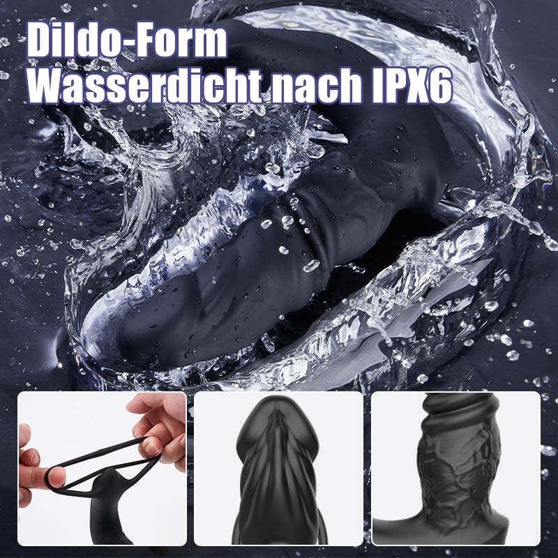 🎁Neuester 5-in-1-Prostatamassager 2025, 💥mit doppelten Silikon-Penisringen, Sexspielzeug für Männer