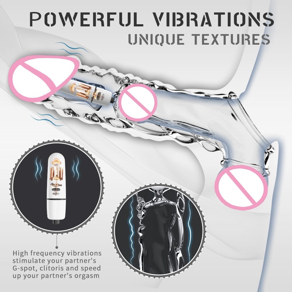 🔥2023 latest hot style low price 💥💥-Reusable penis extension vibrator😍