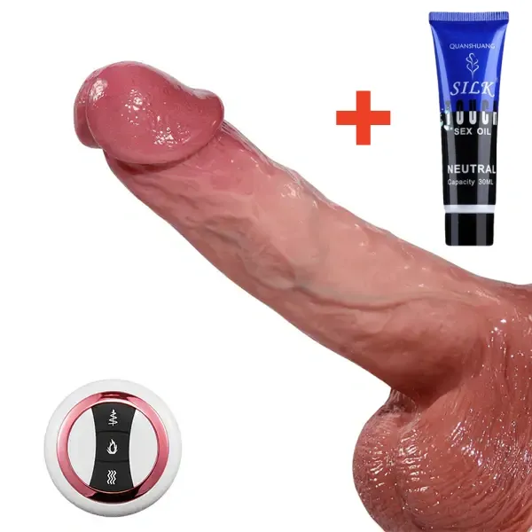 💥2025 Kräftiger Stoß – realistischer XXL Dildo Vibrator für ultimatives Vergnügen!