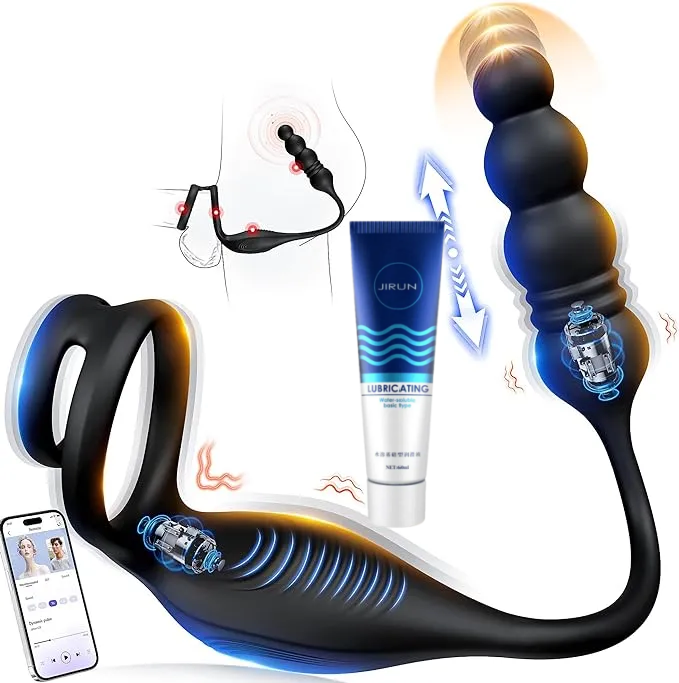 👑2024 Supreme New Products Hot Sale💥-Prostate Massager Vibrating Cock Ring
