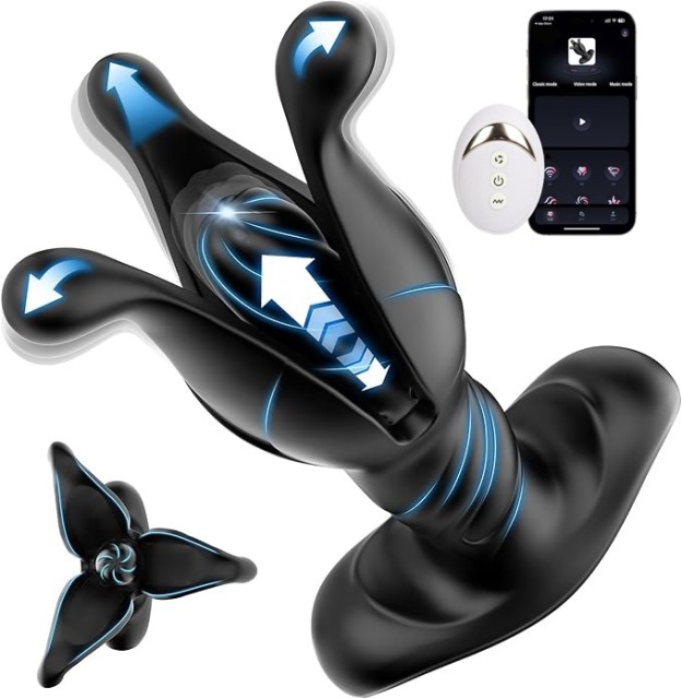 🎁Soulour Prostata-Vibrator für Männer, Acht-in-Eins-Funktion, 🔥beinhaltet einen ringförmigen Analdildo und eine Hodenstimulationsfunktion.