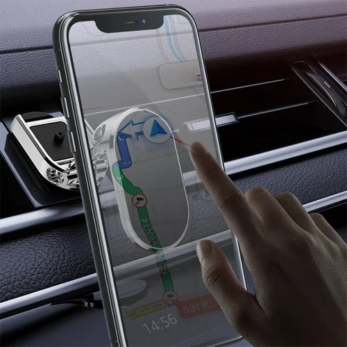 🔥Last Day Promotion 75% OFF - Alloy Folding Magnetic Car Phone Holder