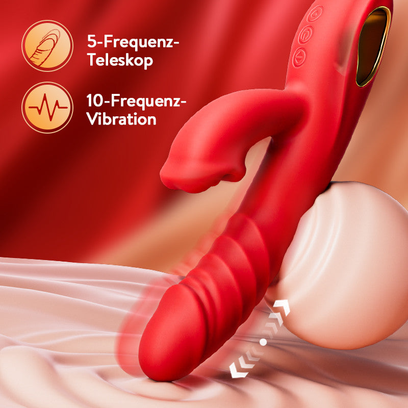 🎁10 Vibrationsmodi, 5 Stoß-, Leck- und Beißmodi, 💥Nippel-Anal-Sexspielzeug für Paare