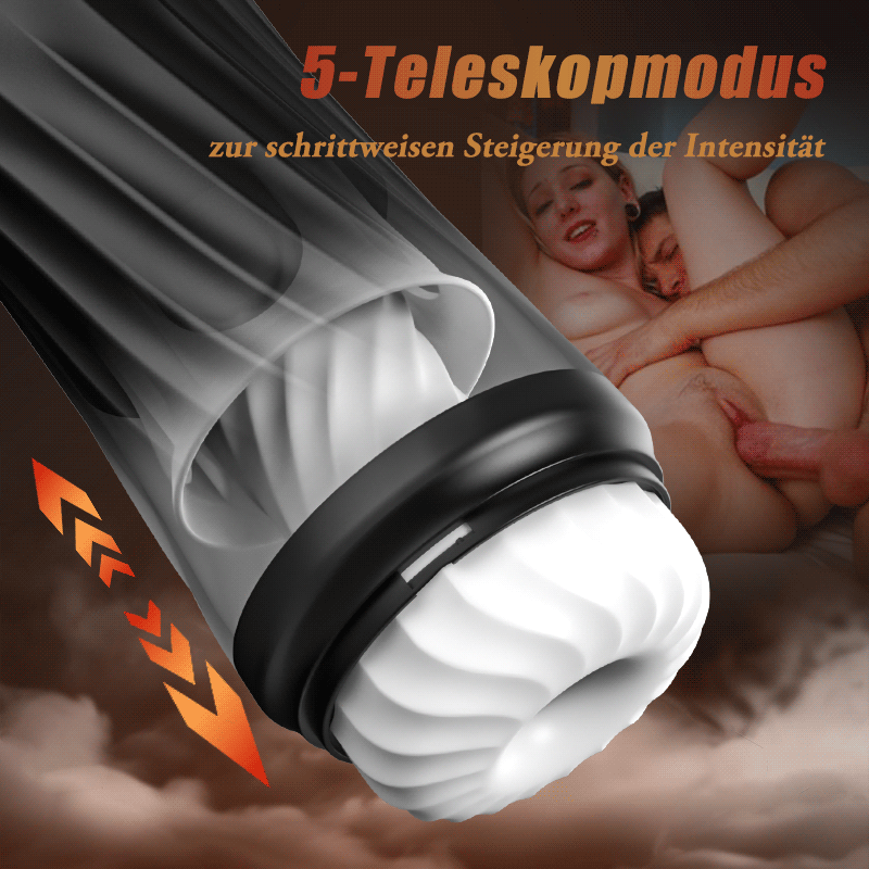 🚀Rocket Steel Can💥Handloses, beheiztes Vibrationsmassagegerät für Männer