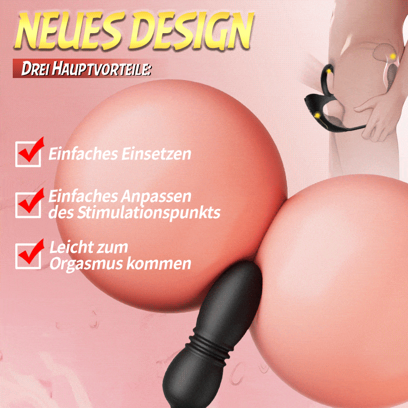 😍Prostatamassagegerät/Analvibrator, 💥mit vibrierendem Penisring