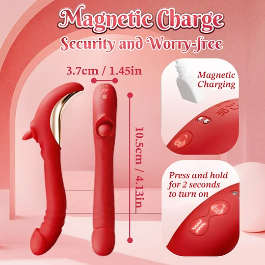 💥Thrust G-spot dildo vibrator sex toy