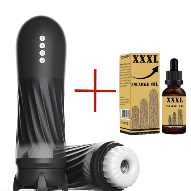 🚀Rocket Steel Can💥Handloses, beheiztes Vibrationsmassagegerät für Männer