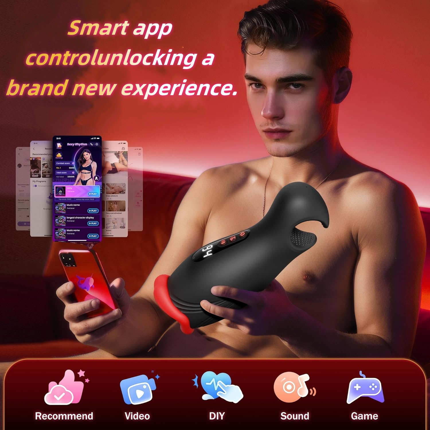 💋Succubus 🎁Double-headed penis enlarger, New Year 2026 special offer!💥 9 vibration modes, men's training device.