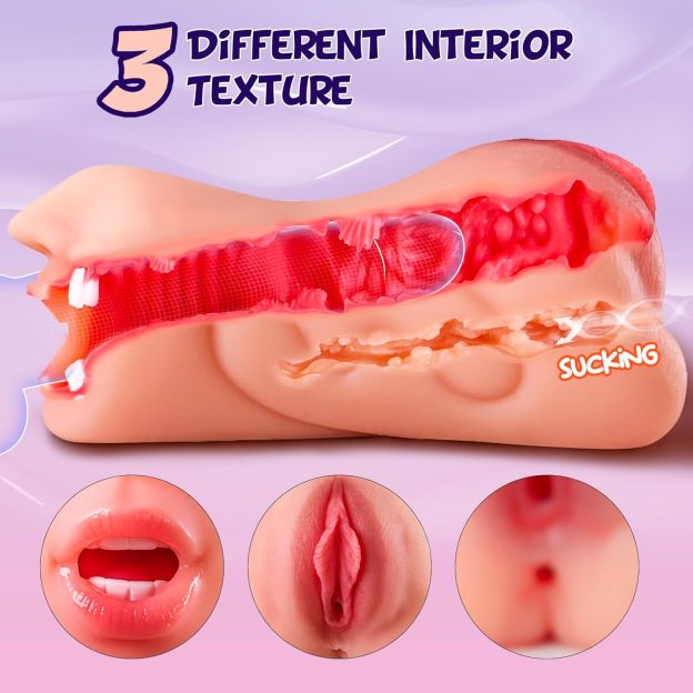 👑The latest hot-selling low-priced model-💥3D Texture Clitoris Oral Sex Pocket Pussy