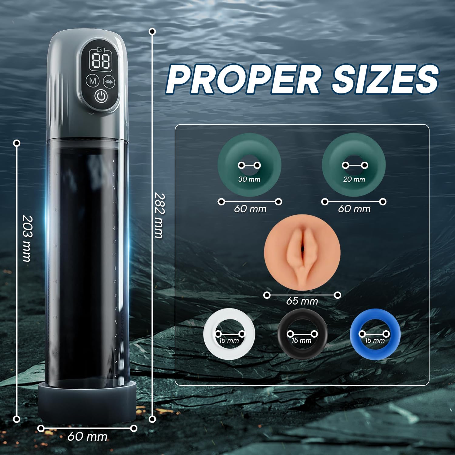 💥4 IN 1 Vacuum Penis Pump with Multiple Training modes for the Training Season