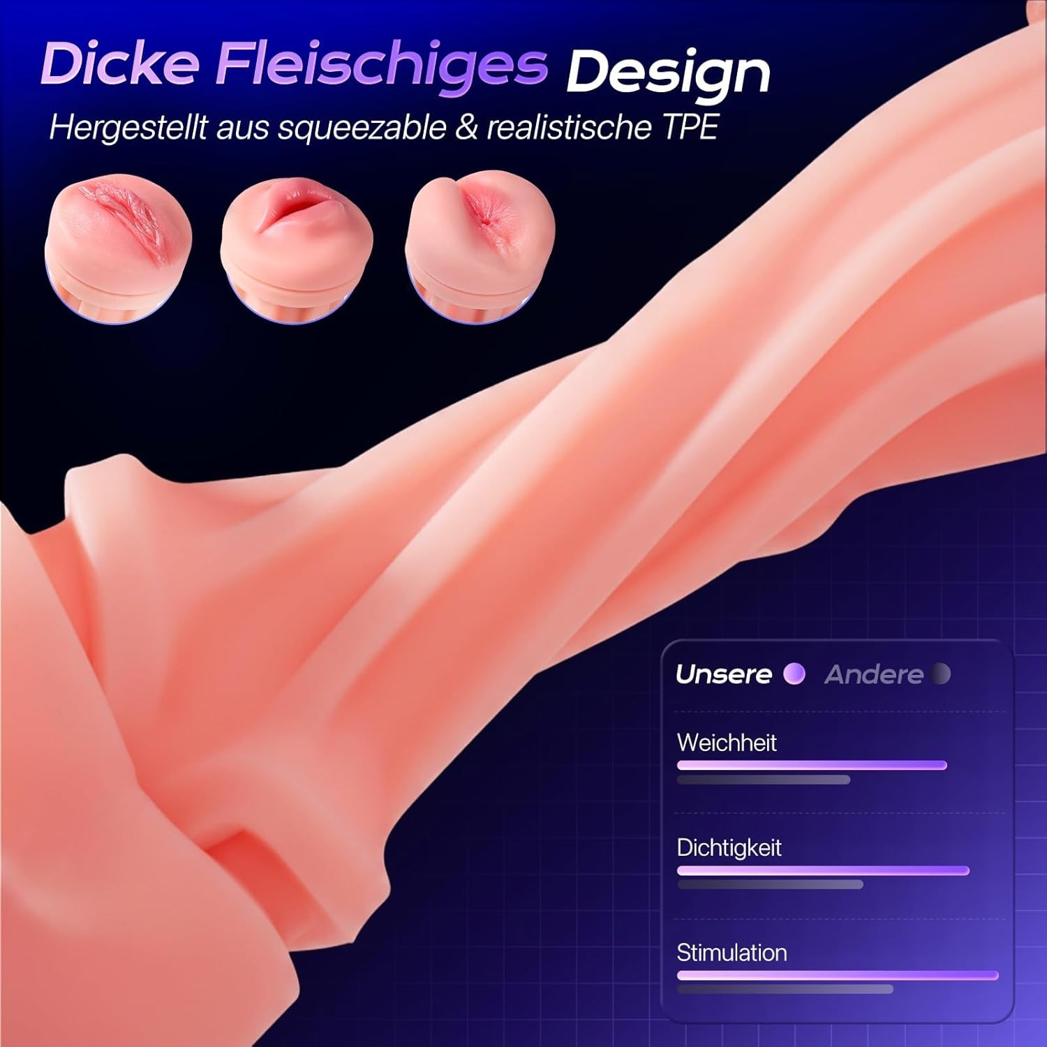 🎁Das beste Weihnachtsgeschenk 2025, das Penis-Trainingsspielzeug Nummer eins, 🏆hergestellt aus medizinischem Silikon, 💥ein Set Sexspielzeug mit farbigen Lichtern.