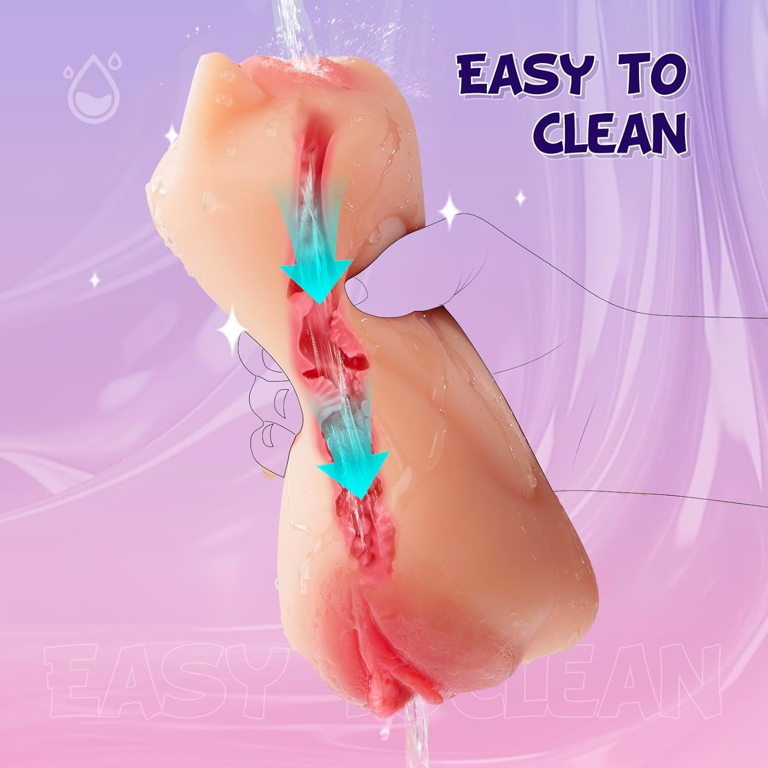 👑The latest hot-selling low-priced model-💥3D Texture Clitoris Oral Sex Pocket Pussy