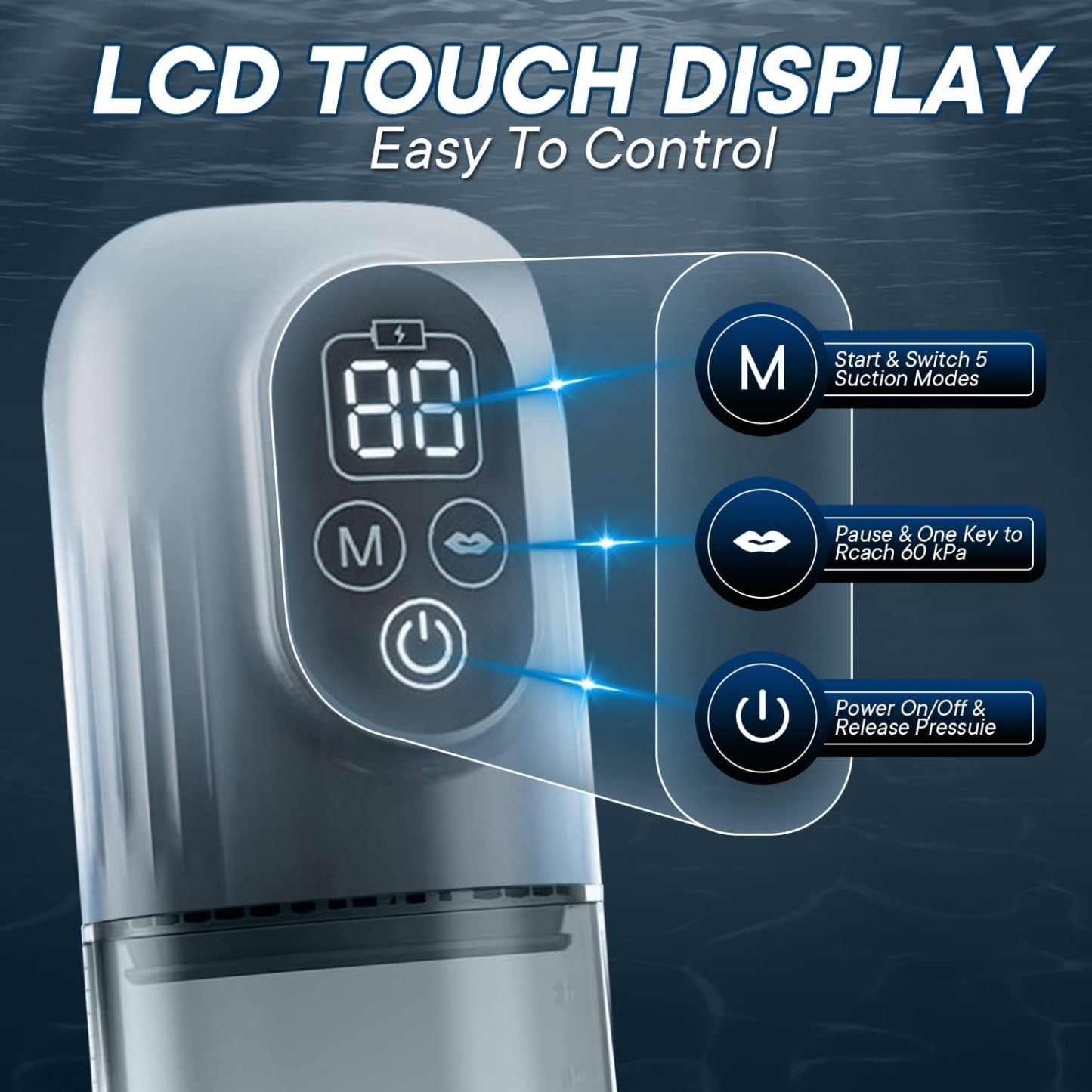 💥4 IN 1 Vacuum Penis Pump with Multiple Training modes for the Training Season