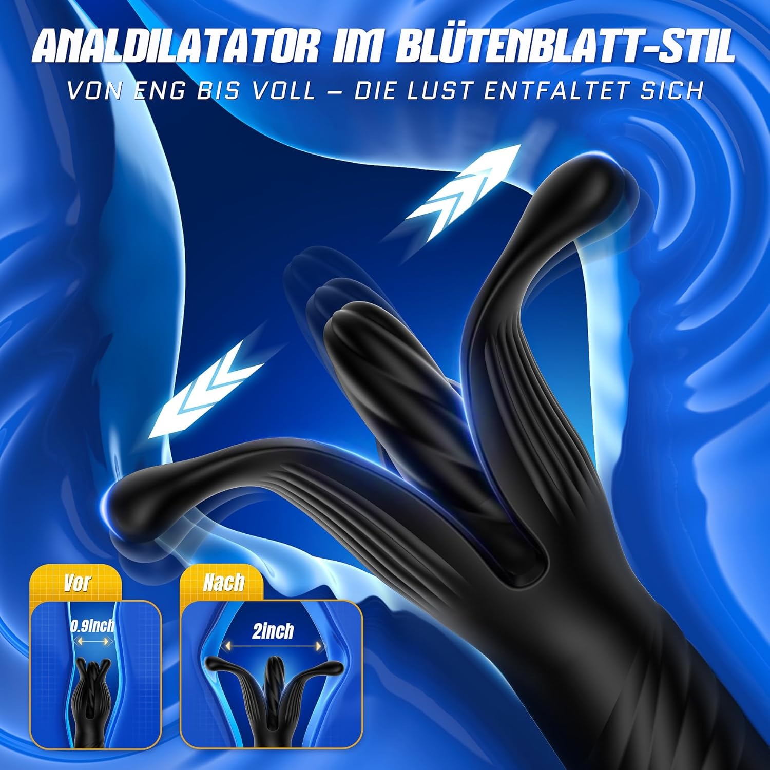 🎁Soulour Prostata-Vibrator für Männer, Vier-in-Eins-Funktion, 🔥beinhaltet einen ringförmigen Analdildo und eine Hodenstimulationsfunktion.