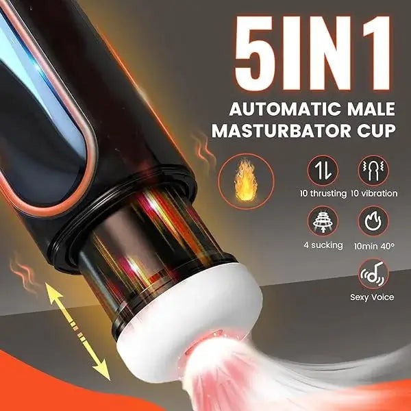 💥Automatischer Masturbator für Männer💥🏆 Mit starker Saug- und Stoßfunktion