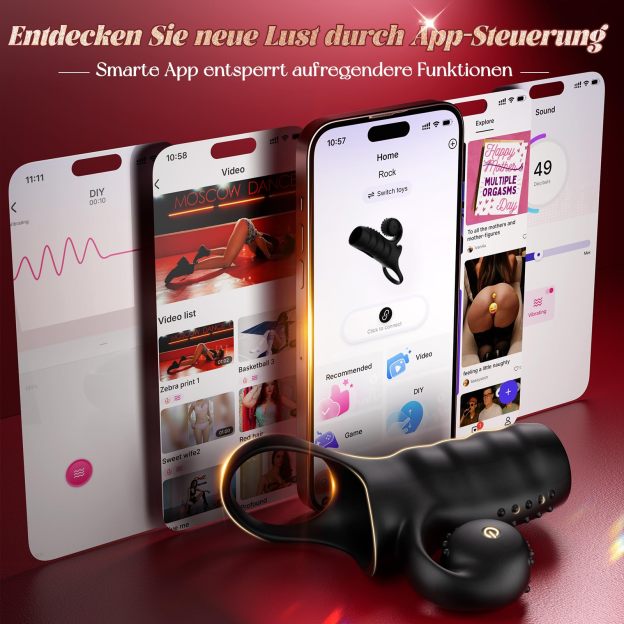 💥2025 Hot Sale - 💥Penis Vibrating Condom