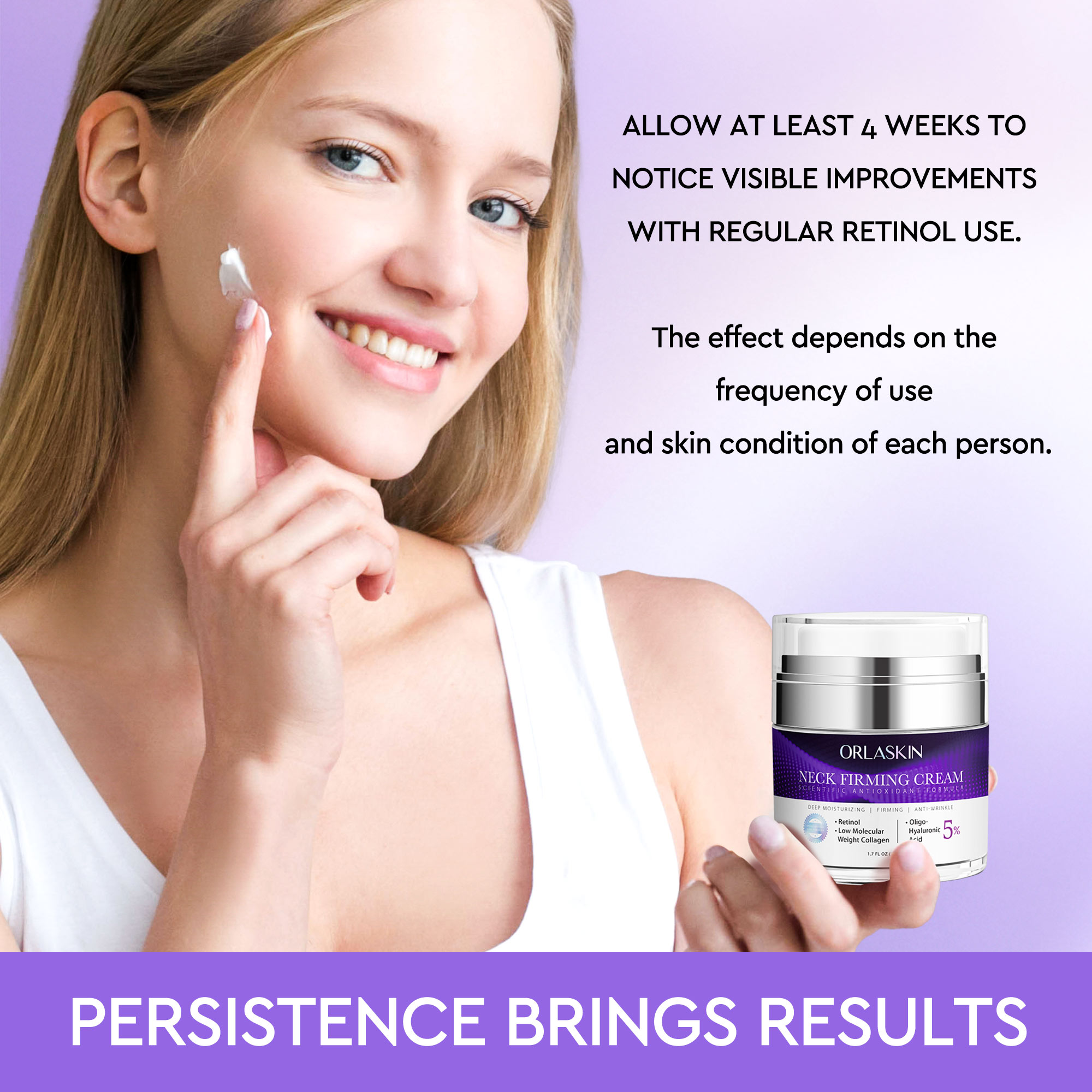 Neck Cream with Niacinamide and Collagen: Firming and Nourishing for the Neck. Suitable for Adults, Women, and Men. 50g. All Skin Types. Daily Skincare.