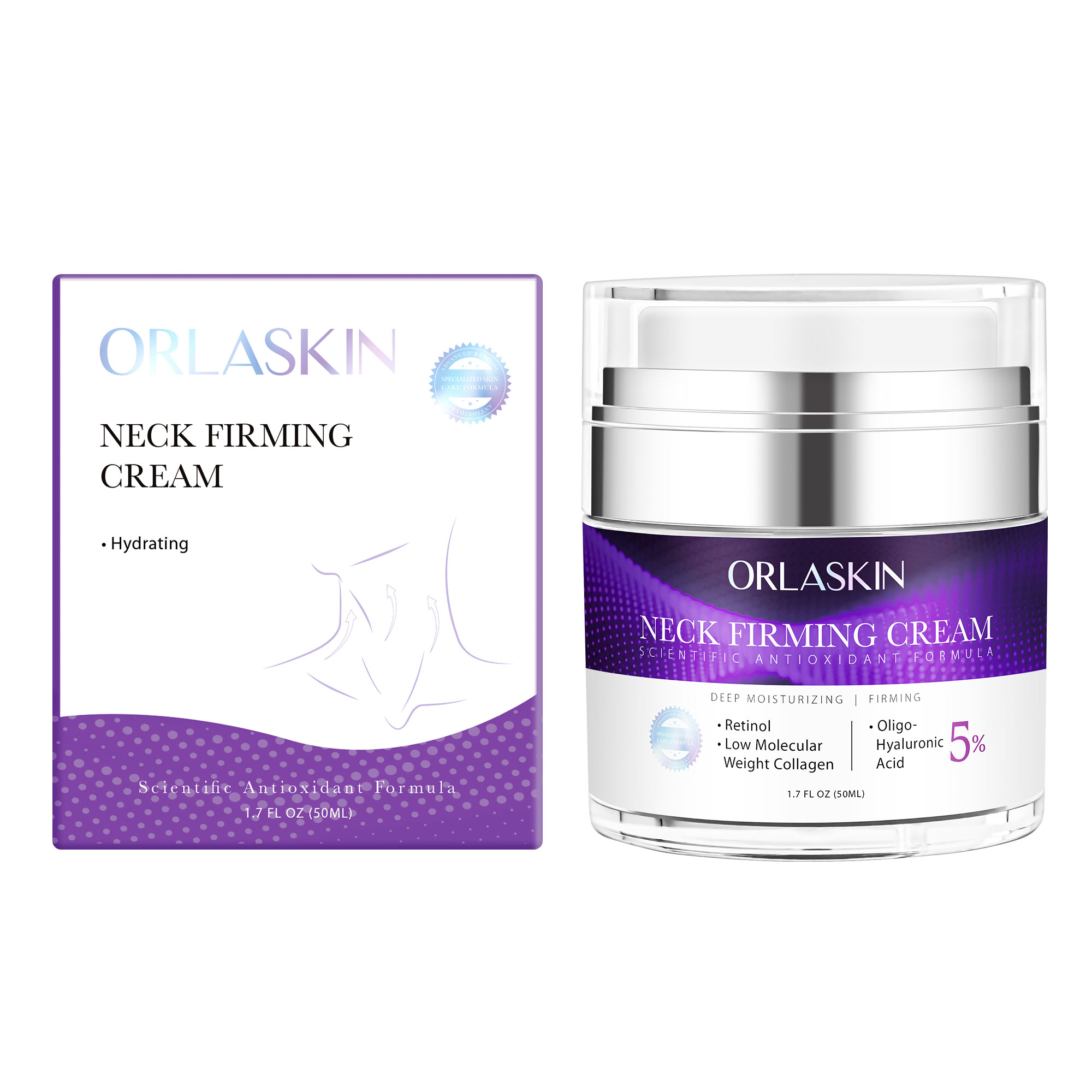 Neck Cream with Niacinamide and Collagen: Firming and Nourishing for the Neck. Suitable for Adults, Women, and Men. 50g. All Skin Types. Daily Skincare.