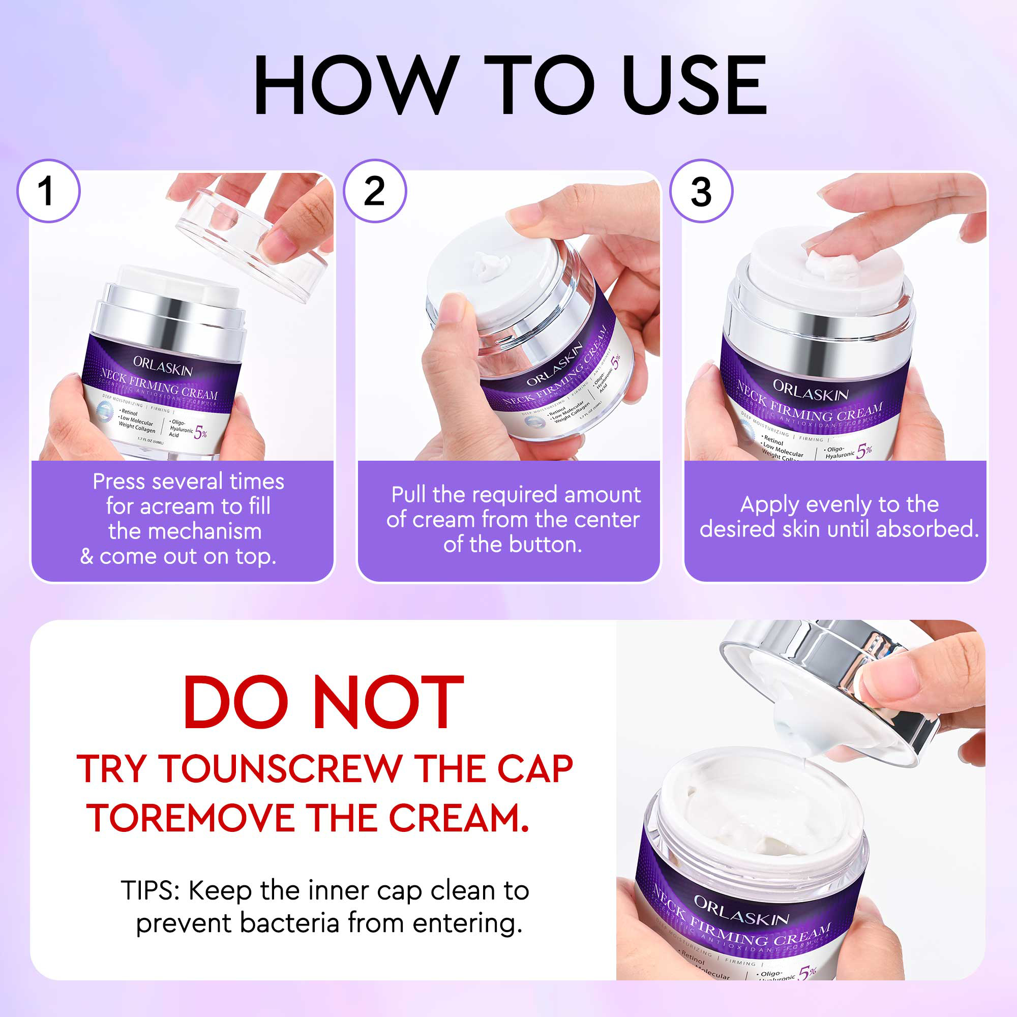 Neck Cream with Niacinamide and Collagen: Firming and Nourishing for the Neck. Suitable for Adults, Women, and Men. 50g. All Skin Types. Daily Skincare.