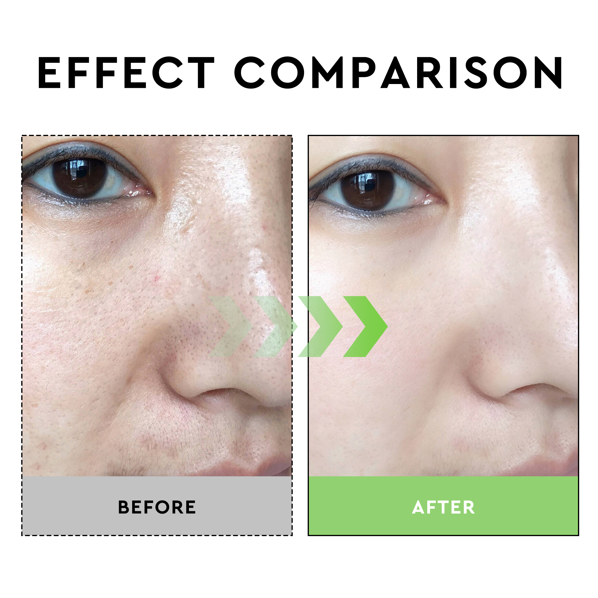 Green tea enzyme facial cleansing powder gently cleanses pores and purifies skin, suitable for oily and sensitive skin. 50g portable pack for daily cleansing and care.