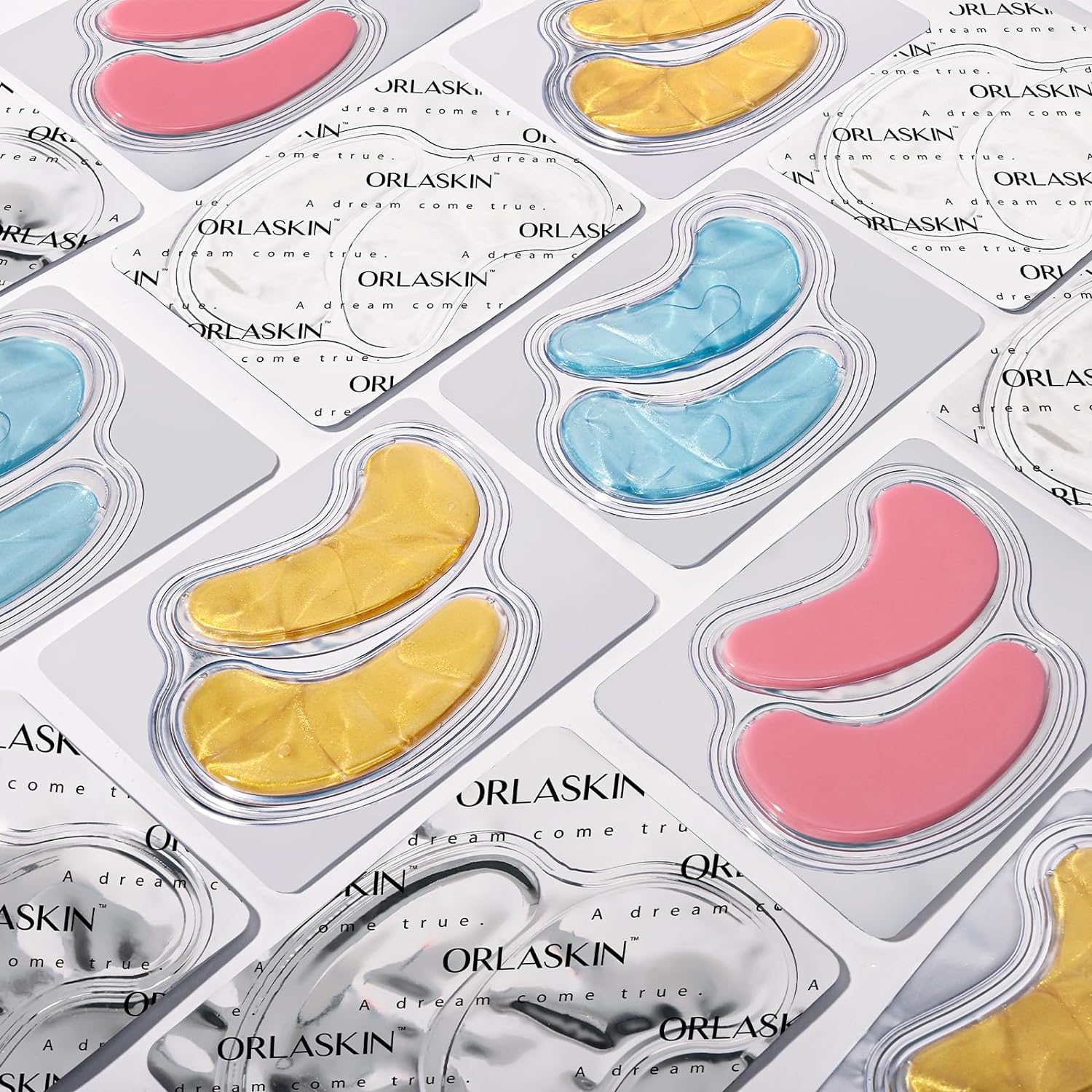 24K Gold Collagen Hyaluronic Acid Eye Patches - Soothing Relief for Puffy Eyes, Dark Circles & Wrinkles (30 Pairs)