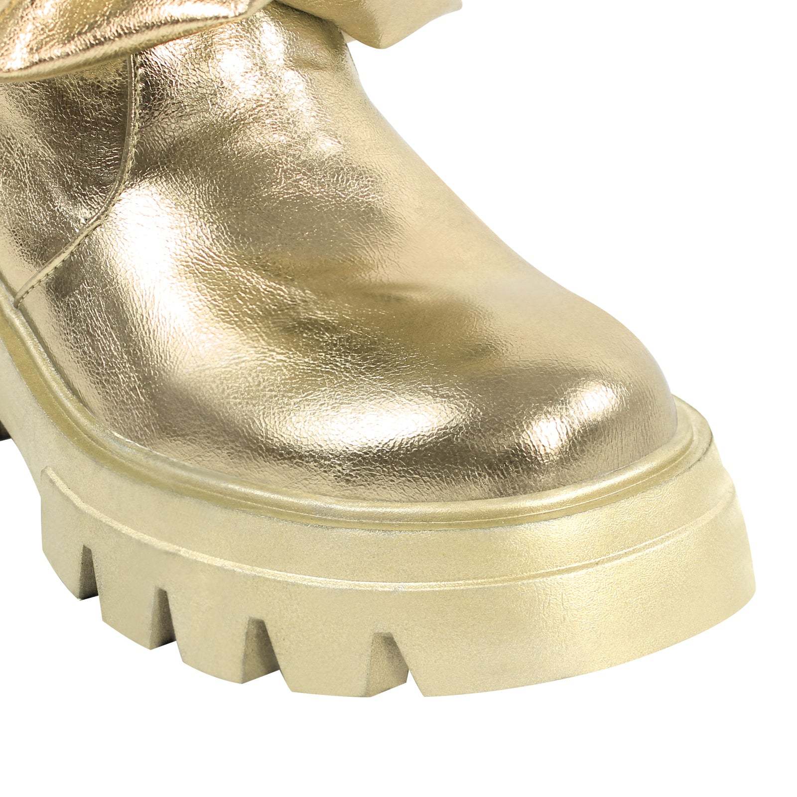 Plateau Halbstiefel Blockabsatz Fold Over Mid Calf Boots Stiefeletten