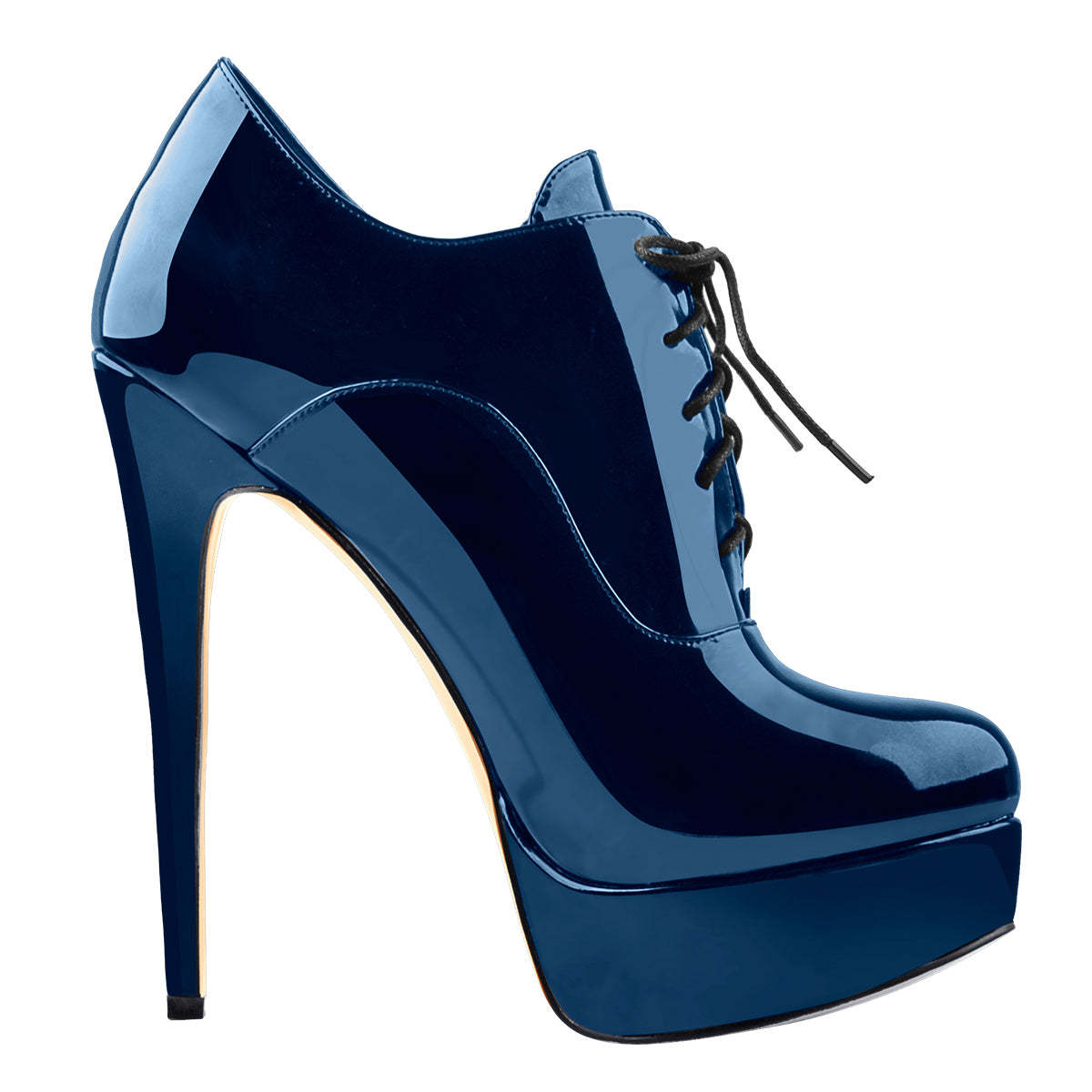 Plateau Hochfrontpumps Stiefeletten