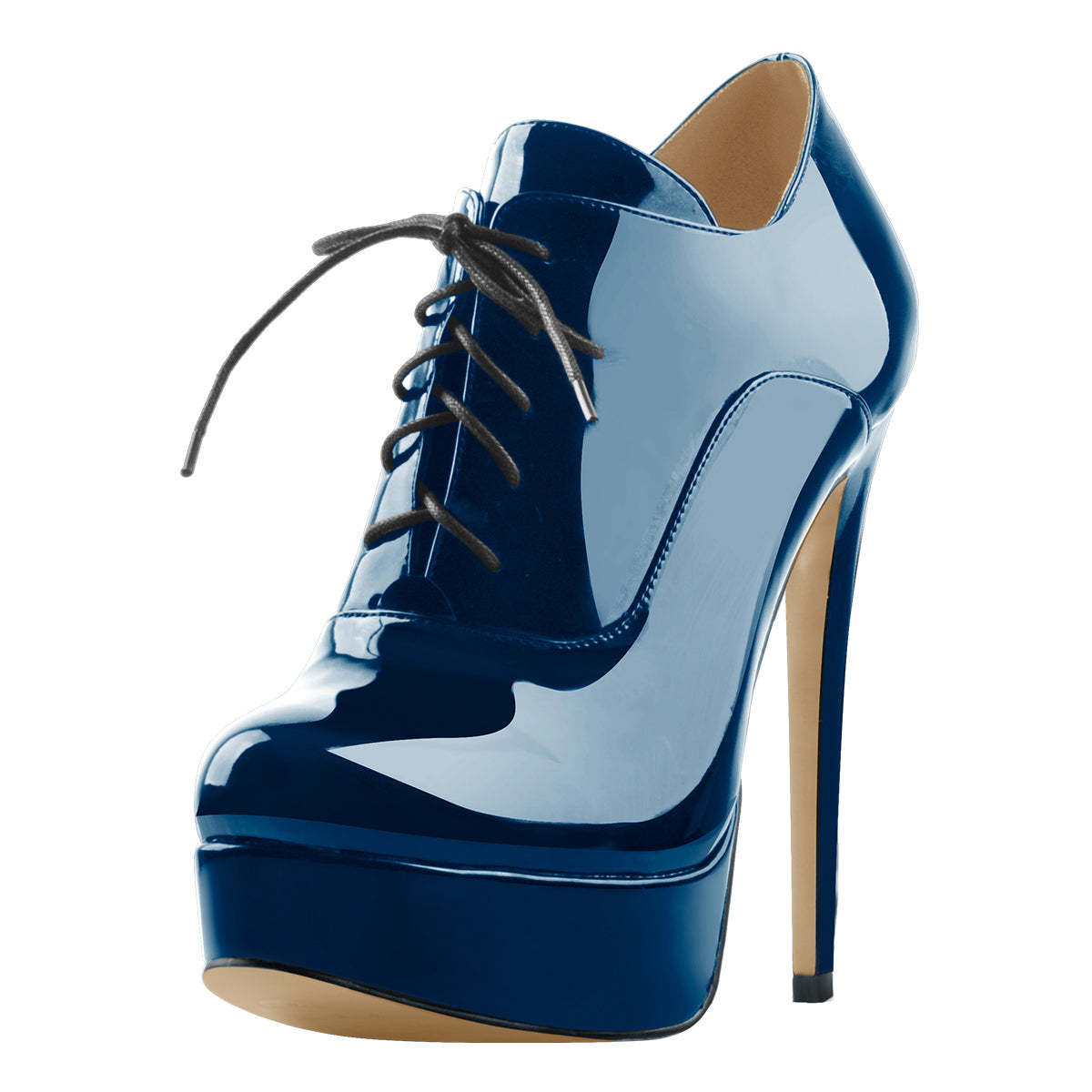 Plateau Hochfrontpumps Stiefeletten