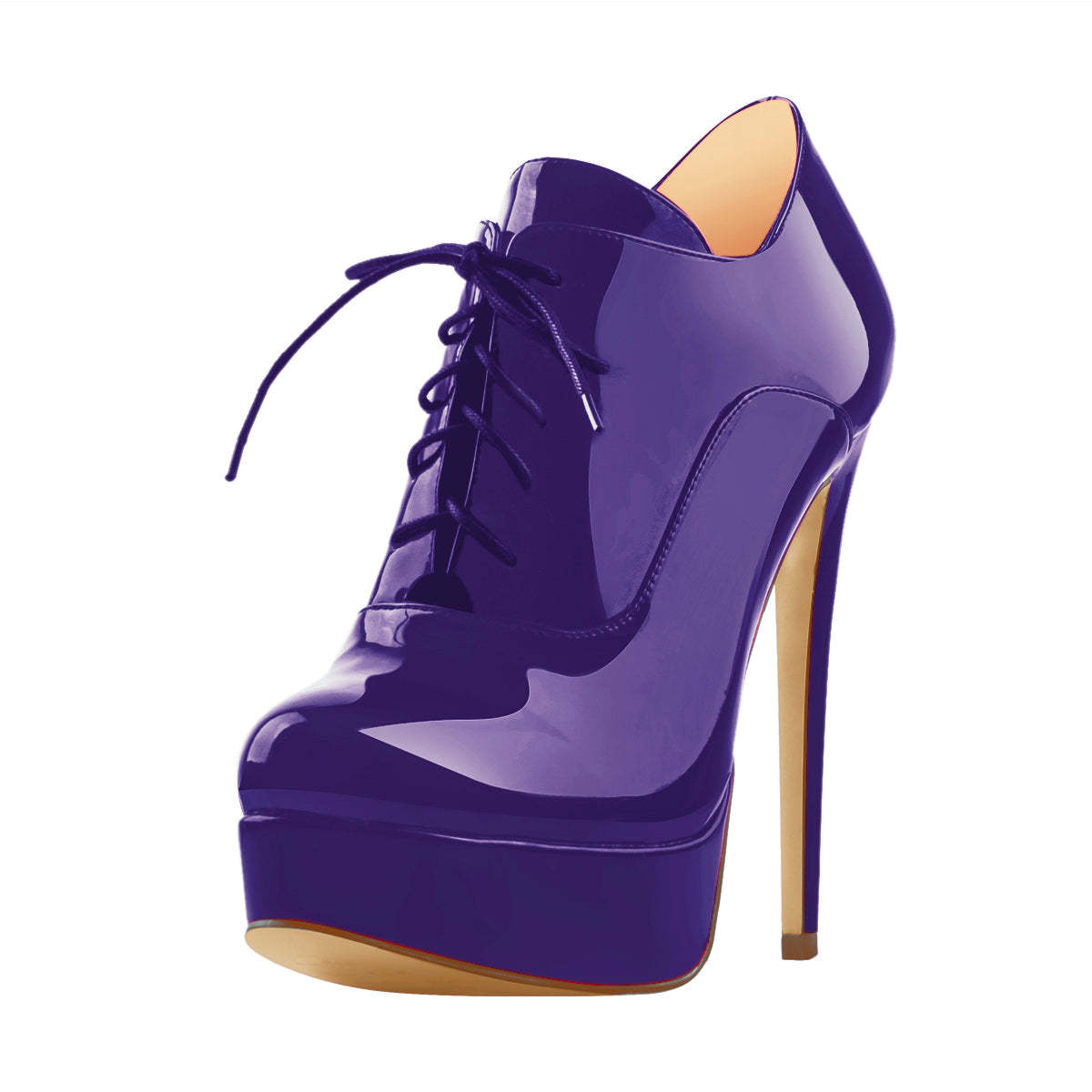 Plateau Hochfrontpumps Stiefeletten